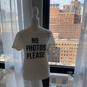 “No Photos Please” Graphic Tee
